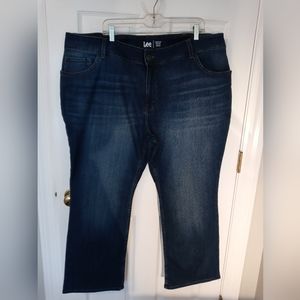 Lee Women's Regular Fit Boot Cut Mid Rise Blue Jeans Size 26 WP NWT